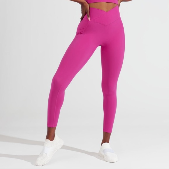 Buffbunny Collection Pants - BuffBunny Monarch Highrise Leggings Pharaoh Pink